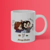 Gifts for Trio Friends Ceramic Mug Set. Thoughtfully designed to honor your unique bond, these mugs are the ideal way to share laughter, memories, and warm beverages together.