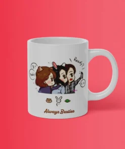 Gifts for Trio Friends Ceramic Mug Set. Thoughtfully designed to honor your unique bond, these mugs are the ideal way to share laughter, memories, and warm beverages together.