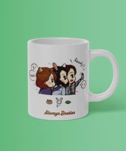 Gifts for Trio Friends Ceramic Mug Set. Thoughtfully designed to honor your unique bond, these mugs are the ideal way to share laughter, memories, and warm beverages together.