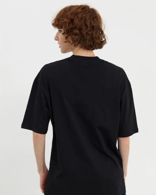 Effortless style with the YessMess Black Basic T-Shirt. Available in sizes Medium and Large—your perfect go-to for a sleek, minimalist look!